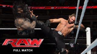 FULL MATCH - Roman Reigns vs. Seth Rollins: Raw, Dec. 29, 2014