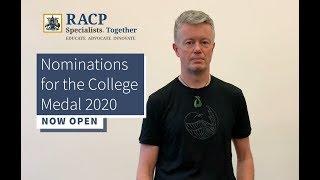 The RACP College Medal 2020