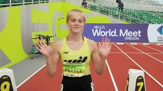 13yr Old Aria Pearce - Nike Outdoor Nationals 100m CHAMPION