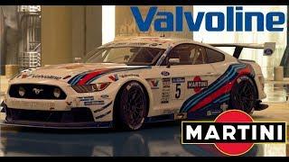 GT SPORT LIVERY TIMELAPSE VALVOLINE AND MARTINI MUSTANG