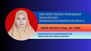 PDD UKTPT BIDANG PENGAJARAN / SERDOS / HANA NAFIAH / UNIVERSITAS MUHAMMADIYAH PEKAJANGAN PEKALONGAN