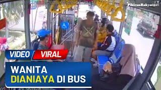 Viral! Video Pria Aniaya Penumpang Wanita di Bus BRT di Halte Kolam Renang Banjarbaru