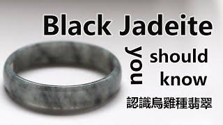 ٩(^ᴗ^)۶科普系列【寶石自學】28. 認識烏雞種翡翠 Black Jadeite You have to know