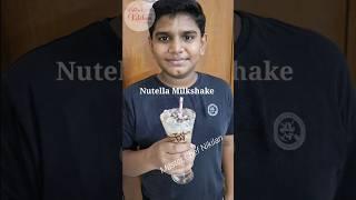 Nutella MilkShake without Mixi #ytshorts #milkshake #nutellarecipes #nutellamilkshake #vidhuskitchen