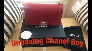 Chanel boy bag unboxing | red old medium | Always Antonette