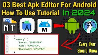 3 Best Apk Editor App For Android in 2024 ||Every User Should Know