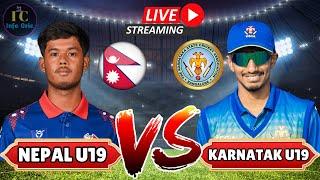 NEPAL U19 VS  KARNATAK U19 TEAM FRIENDLY 2nd ODI MATCH LIVE STREAMING 2024 | NEPAL VS KARNATAK |