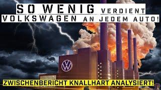 SO WENIG verdient VOLKSWAGEN mit jedem verkauften Auto | Zwischenbericht knallhart analysiert!