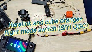 Herelink and Cube Orange+ Flight Mode Switch （SIYIQGroundControl）