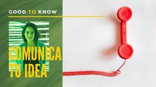 Good to Know: Comunicar tu idea