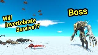 Giant Invertebrates (no mantis)  vs boss factions animal revolt battle simulator