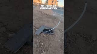 New construction plumbing inspection by the home and building inspector. #framing #newconstruction
