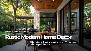 Modern Rustic Fusion: Top Home Decor Ideas for a Stunning Vintage-Modern Look