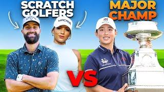 Can Two Scratch Golfers Beat WORLD #2?!