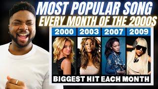 BRIT Reacts To THE MOST POPULAR SONG OF EVERY MONTH OF THE 2000s!