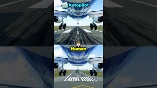 Autopilot VS Human Landing an Airplane Boeing 757 Edition