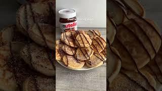 Try these amazing Nutella stuffed pancakes for pancake day!