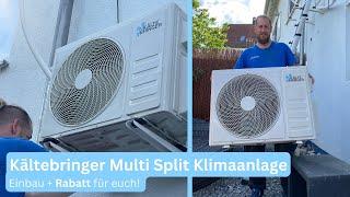 Kältebringer Multi Split Klimaanlage Montage & Inbetriebnahme durchgeführt von Sascha Galbusera