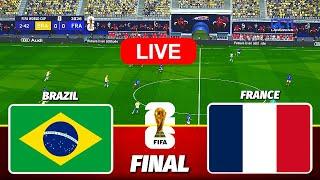 BRAZIL vs FRANCE - FIFA World Cup 2026 FINAL || Live Football Match | PES 21