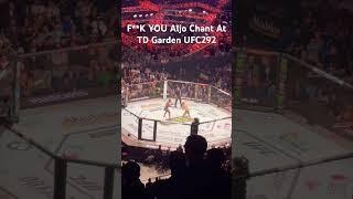 (Crowd Screams F**K YOU ALJO) at #ufc292