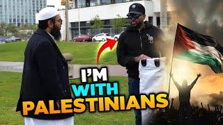 Christian man show solidarity with Palestinians | Uthman Ibn Farooq Official