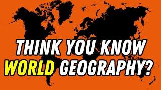 Can You Beat The Average Score In This WORLD GEOGRAPHY QUIZ?