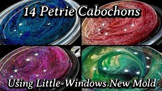 #698 Amazing Petrie Effect Cabochons Using The Correct Resin And Little Windows Mold