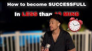 18 year old MILLIONAIRE tells you how to become successful in less than 10 MINUTES