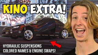 How to get KINO EXTRA | Hydraulic Suspensions, Colored names and Engine Swaps | CarX Tutorial 2024