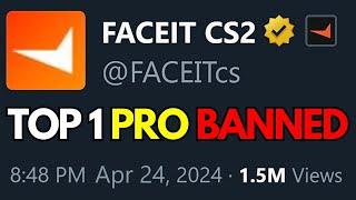 CS2 PRO & TOP 1 FACEIT Player BANNED for Cheating... (CS2 News)