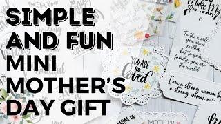 Simple and Fun Mini Mother's Day Gift: Creative Memories Scrapbooking