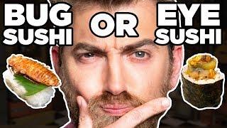 Guess The REAL Gross Food  (GAME) | 2 FOODS AND A LIE