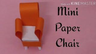 Mini Paper Chair #Prapti's Creations | Prapti  Upadhyay |