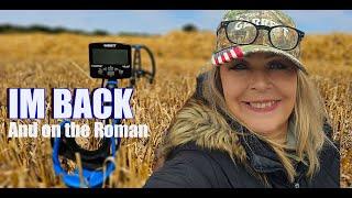 I am BACK metal detecting - and my FIRST HOLE was ROMAN