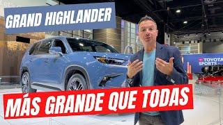 2024 Toyota GRAND Highlander: El mejor SUV mediano con tres filas?