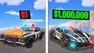 $1 to $1,000,000 Detective Car in GTA 5!