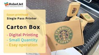 Epson printhead carton single pass printer!#digitalmarketing  #carton #craft #singlepassprinter