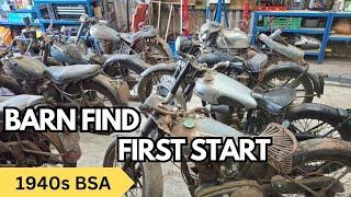 WILL IT START AFTER 40+ YEARS - B.S.A C11 VINTAGE MOTORCYCLE