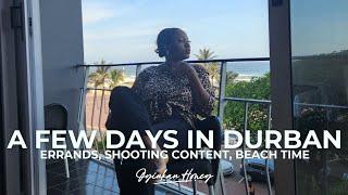 TRAVEL VLOG: DURBAN ROAD TRIP, WHAT I GOT UP TO,  CONTENT DAY | Nigerian in South Africa 