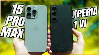 iPhone 15 Pro MAX vs Sony 1 VI, Tienes que VERLO!!!!