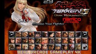 TEKKEN 5:DARK RESURRECTION Lili arcade gameplay 4K 60FPS Namco System 256