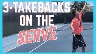 Three Ways To Take Your Racquet Back On The Serve