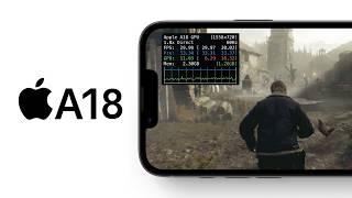 iPhone 16e with A18 - Testing 20 PC/Console Games