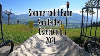 Sommer Rodelbahn Saalfelden am Steinernen Meer Österreich