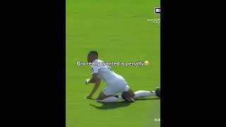 Mbappé  Diving Today Real Madrid VS Barcelona LA LIGA #shorts #elclasico
