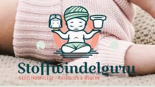 Flatwrap Konturwindel von Glückswindel Stoffwindel falten & wickeln