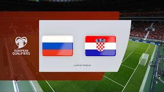 Russia vs Croatia | Luzhniki Stadium | 2022 FIFA World Cup Qualifiers | PES 2021