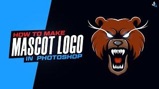 How to make Mascot Logo in Photoshop (Detailed Video) | Debargha Bhadra GFX
