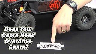 Overdrive! Installing & Testing Team Garage Hack Gears In The Axial Racing Capra  - Holmes Hobbies