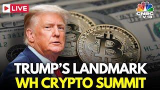 LIVE: President Trump Speaks at White House Crypto Digital Assets Summit | Trump Bitcoin | N18G